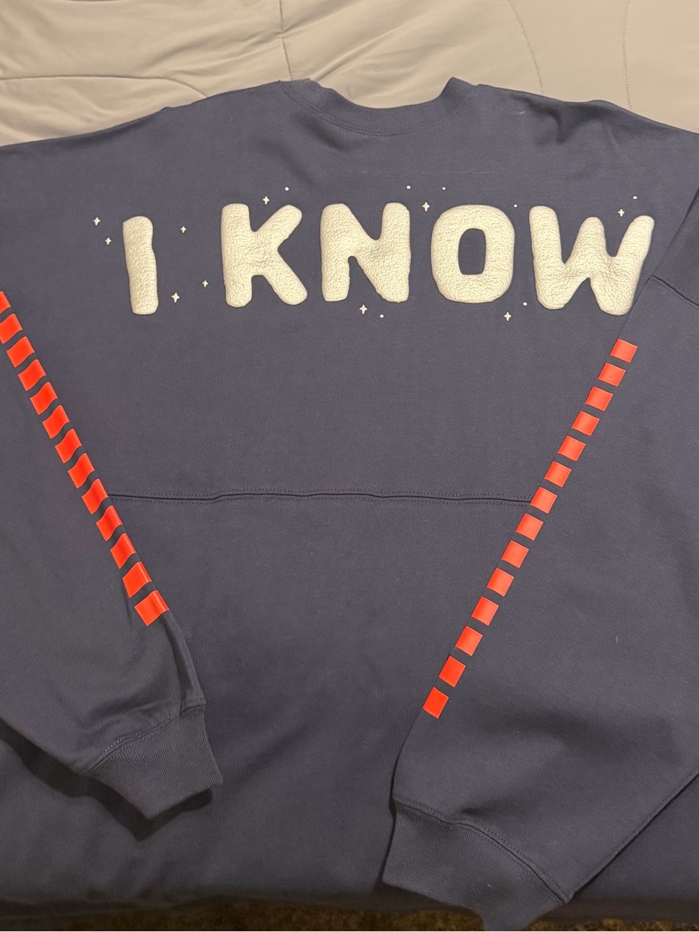 Men's Navy 'I KNOW' Graphic Sweatshirt